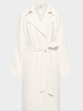 Aritzia The Splendor Trench Coat - Crepette Light Birch S
